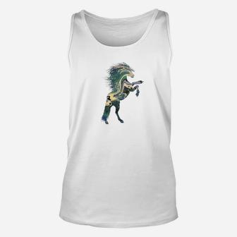 Colorful Horse For Horse And Art Lovers Unisex Tank Top - Thegiftio UK