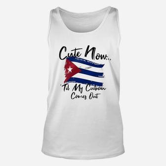 Cute Now Ladies Cuba Til My Cuban Comes Out Unisex Tank Top | Crazezy AU