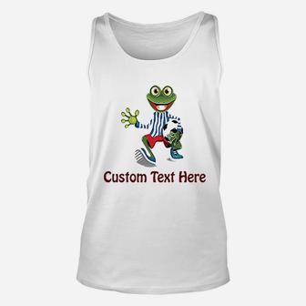 Cute Rascals Frog Soccer Player Unisex Tank Top | Crazezy CA