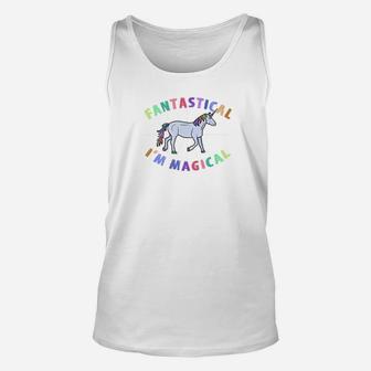 Cute Unicorn For Horse Lovers Mystical Magical Gifts Unisex Tank Top - Thegiftio UK