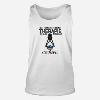 Cuxhaven-Therapie Herren Unisex TankTop, Lustiges Spruch Tee - Seseable