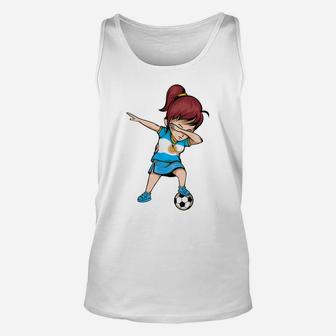 Dabbing Soccer Argentina Jersey Shirt - Argentinian Football Unisex Tank Top | Crazezy