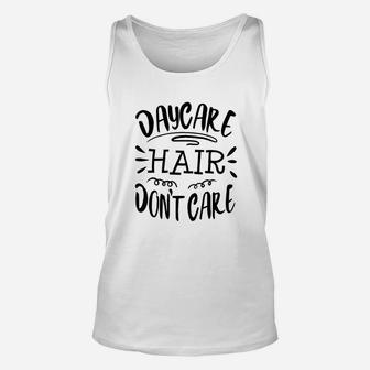 Daycare Provider Hair Funny Child Care Worker Teacher Gift Unisex Tank Top | Crazezy
