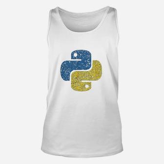 Distressed Python For Engineers Unisex Tank Top | Crazezy UK
