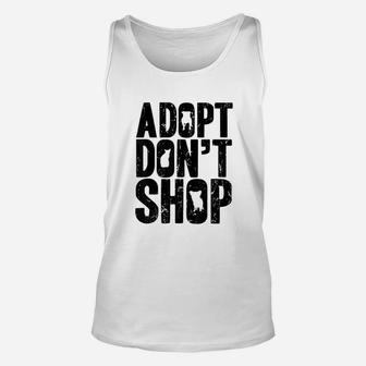 Do Not Shop Adopt Unisex Tank Top | Crazezy