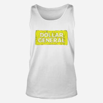 Dollar General Cool Grocery Store Pop Worn Look Unisex Tank Top - Thegiftio UK