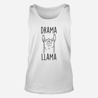 Drama Llama Funny Llama Unisex Tank Top | Crazezy UK