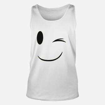Emoticon Big Smile Face Youth Unisex Tank Top | Crazezy