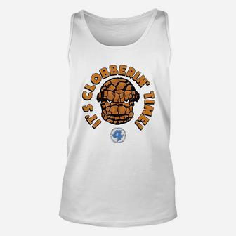 Fantastic Four The Thing Clobberin Time Big Face Unisex Tank Top | Crazezy