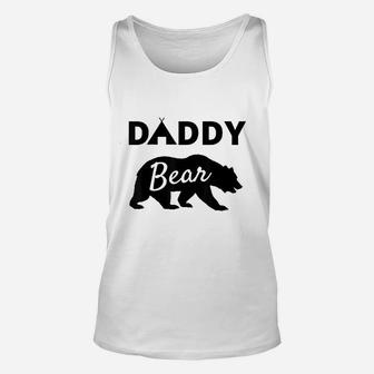 Fathers Day Gift From Wife Son Daughter Baby Kids Daddy Bear Unisex Tank Top | Crazezy