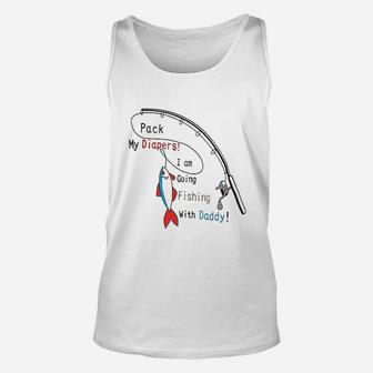 Fishing With Daddy Unisex Tank Top | Crazezy