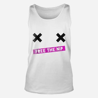 Free The Nip Unisex Tank Top | Crazezy