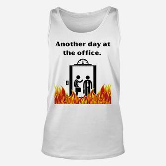 Funny Office Job Worker Office Manager Office Employee Work Unisex Tank Top | Crazezy