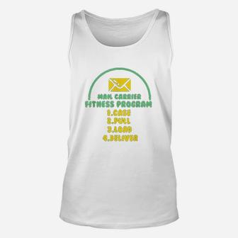 Funny Postal Worker Outfit For A Mailman Unisex Tank Top - Thegiftio UK