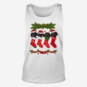 Funny Pug In Socks Christmas Dog Lovers Xmas Sweater Gifts Sweatshirt Unisex Tank Top | Crazezy