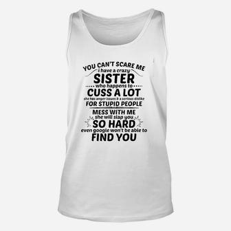 Funny Sister Unisex Tank Top | Crazezy CA