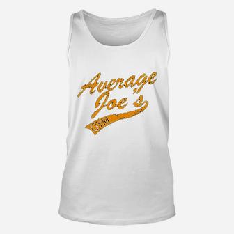 Funny Workout Average Joes Gym Unisex Tank Top | Crazezy