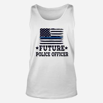 Future Police Officer Unisex Tank Top | Crazezy