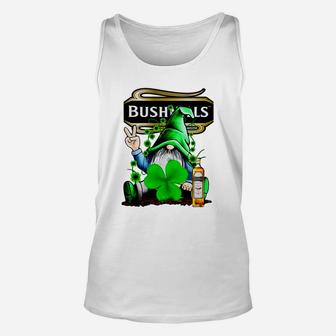 Gnome And Bushmills Irish Whiskey Shamrock St Patrick’s Day Shirt Unisex Tank Top - Thegiftio UK