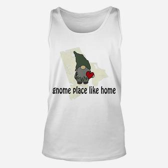 Gnome Place Like Home Rhode Island Unisex Tank Top | Crazezy DE