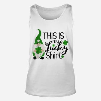 Gnome T Shirt Shamrock Lucky Womens Happy St Patricks Day Unisex Tank Top | Crazezy AU