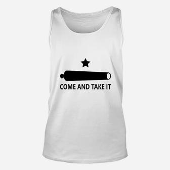 Gonzales Flag Come And Take It Triblend Unisex Tank Top | Crazezy