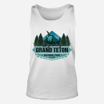 Grand Teton National Park Wyoming Usa Vacation Souvenir Sweatshirt Unisex Tank Top | Crazezy CA