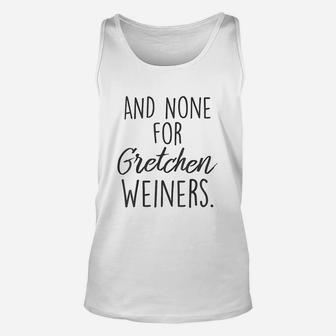 Gretchen Weiners Pink Graphic Unisex Tank Top | Crazezy UK