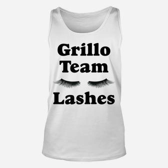 Grillo Baby Reveal Team Lashes Unisex Tank Top | Crazezy