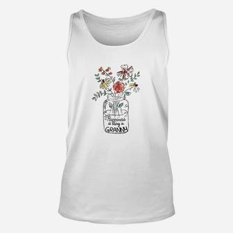 Happiness Is Being Granny Life Unisex Tank Top | Crazezy