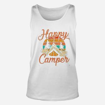 Happy Camper For Women Camping Unisex Tank Top | Crazezy UK