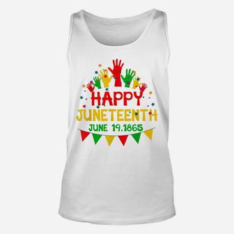 Happy Juneteenth Day Freedom Gift Unisex Tank Top | Crazezy UK