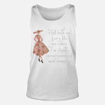 Hell Hath No Fury Funny Unisex Tank Top | Crazezy