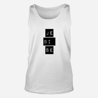 Herren Unisex TankTop JE BI SE Slogan, Modernes Design - Seseable