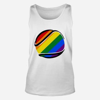 Hurling Ball Gay Pride Lgbt Rainbow Flag Unisex Tank Top - Thegiftio