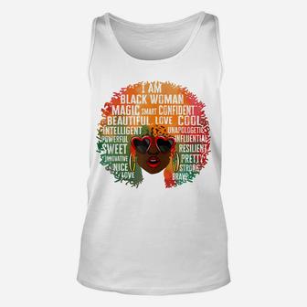 I Am The Storm Strong African Woman - Black History Month Unisex Tank Top | Crazezy DE