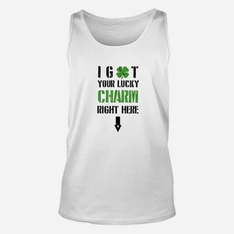I Got Your Lucky Charm Right Here St Patty's Day Unisex Tank Top - Thegiftio UK