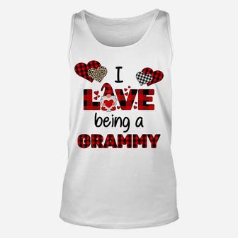 I Love Being A Grammy - Gnome Heart Valentine Day Unisex Tank Top | Crazezy UK