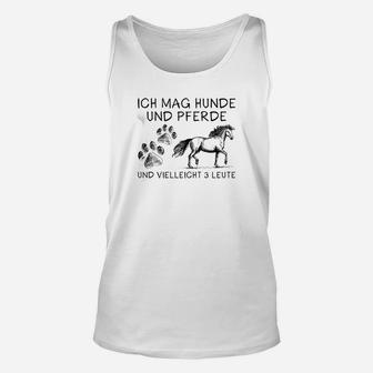 Ich Mag Hunde Und Pferde TankTop - Seseable