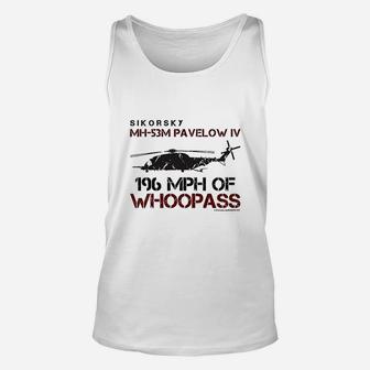 Ikorsky Mh53m Pavelow Iv 196 Mph Of Whoopass Unisex Tank Top | Crazezy UK