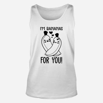 I'm Bananas For You Gift For Valentine Happy Valentines Day Unisex Tank Top - Seseable