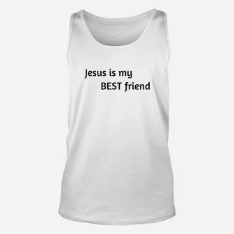 Jesus Is My Best Friend Unisex Tank Top - Thegiftio UK
