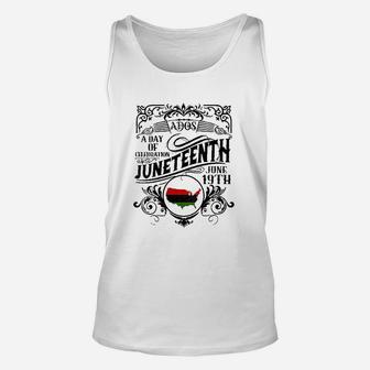 Juneteenth Celebrate Freedom Unisex Tank Top | Crazezy AU