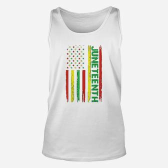 Juneteenth In A Flag Unisex Tank Top | Crazezy CA