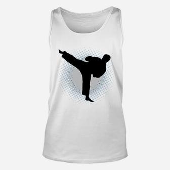 Karate Martial Arts Silhouette Sports Youth Unisex Tank Top | Crazezy UK