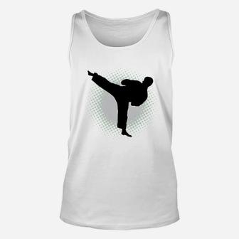 Karate Martial Arts Silhouette Sports Youth Unisex Tank Top | Crazezy AU
