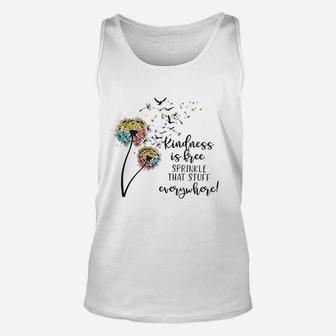 Kindness Is Free Everywhere Unisex Tank Top | Crazezy CA