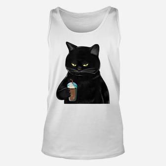 Let Me Pour You A Tall Glass Of Get Over It Cat Christmas Unisex Tank Top | Crazezy
