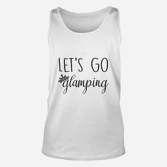 Lets Go Glamping Unisex Tank Top | Crazezy UK
