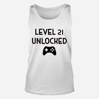 Level 21 Unlocked Unisex Tank Top | Crazezy
